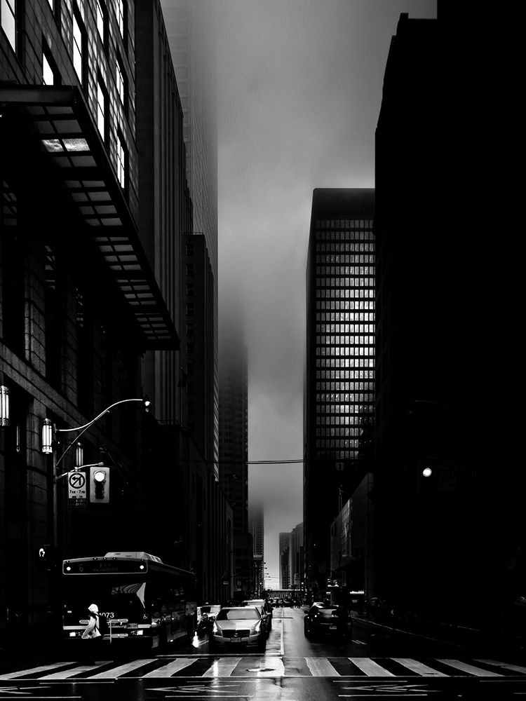 Downtown Toronto Fogfest No 35 art print by Brian Carson for $57.95 CAD