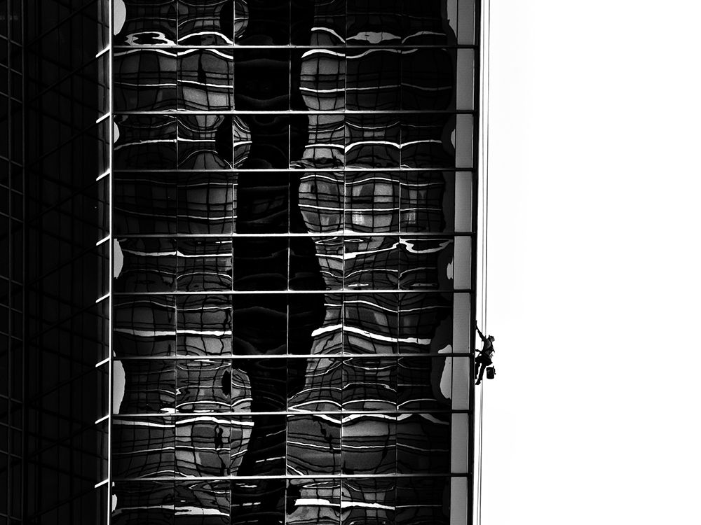 Window Washing No 4 art print by Brian Carson for $57.95 CAD