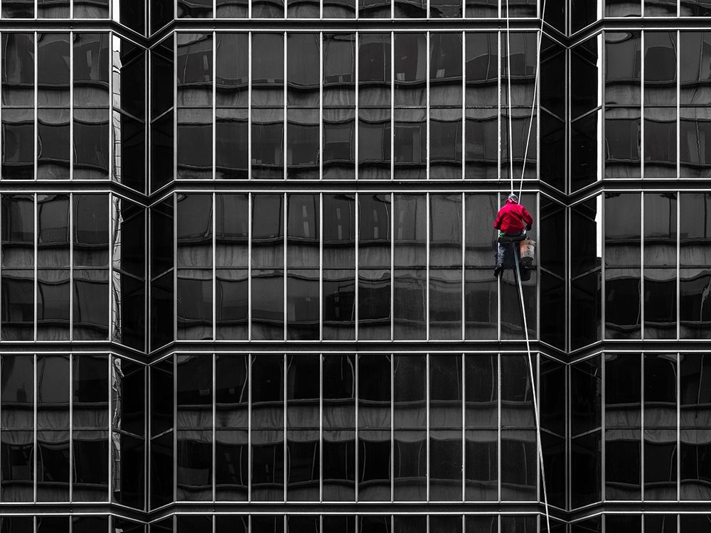 Window Washing No 6 art print by Brian Carson for $57.95 CAD