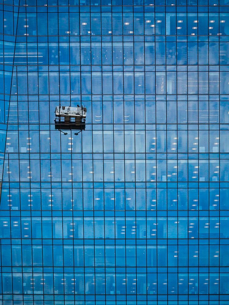 Window Washing No 9 Color art print by Brian Carson for $57.95 CAD