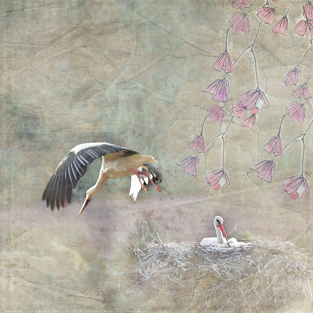 Stork art print by Susan Friedman for $57.95 CAD