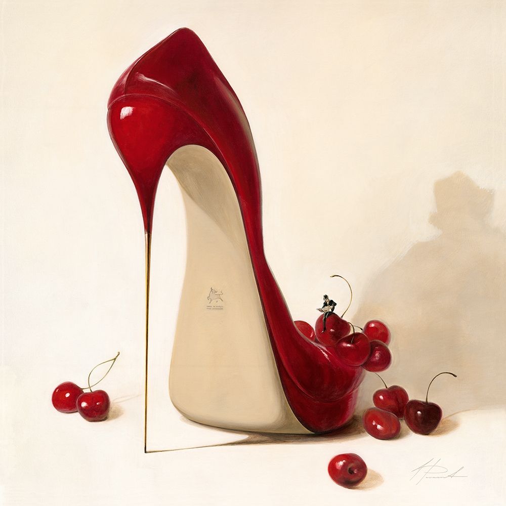 Cherry Love art print by Inna Panasenko for $57.95 CAD