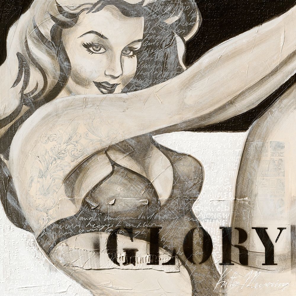 Pin Up Glory art print by Kitty Meijering for $57.95 CAD