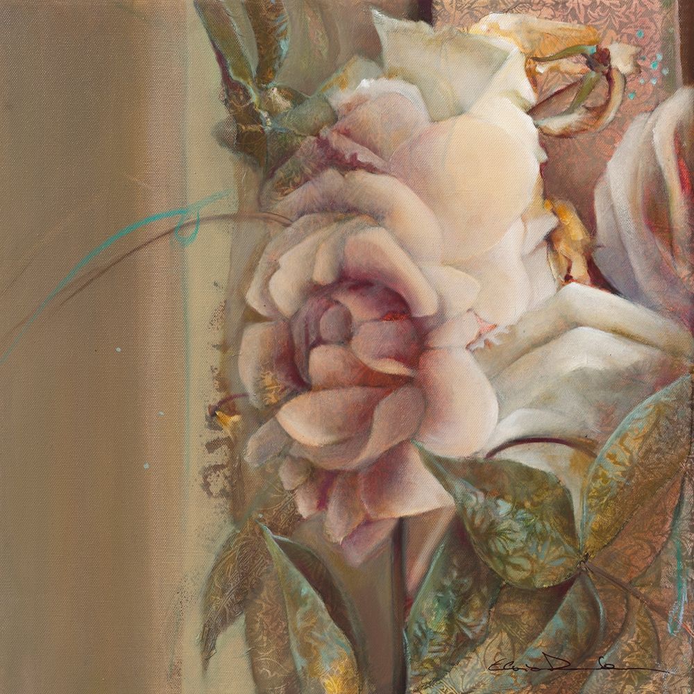 Les roses de mon jardin II art print by Elvira Amrhein for $57.95 CAD