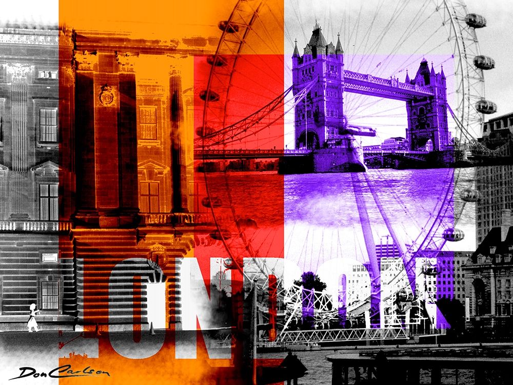 London art print by Don Carlson for $57.95 CAD