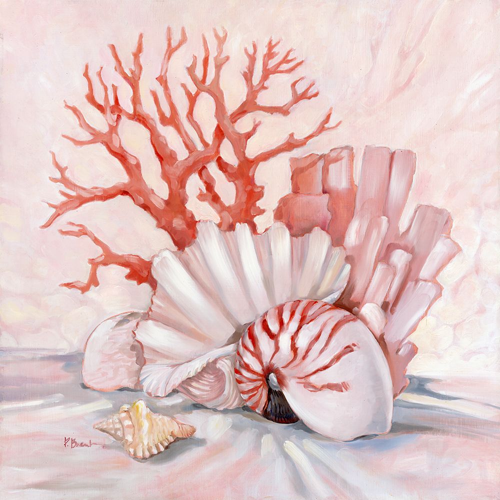 Coral Still Life I - Natural art print by Paul Brent for $57.95 CAD
