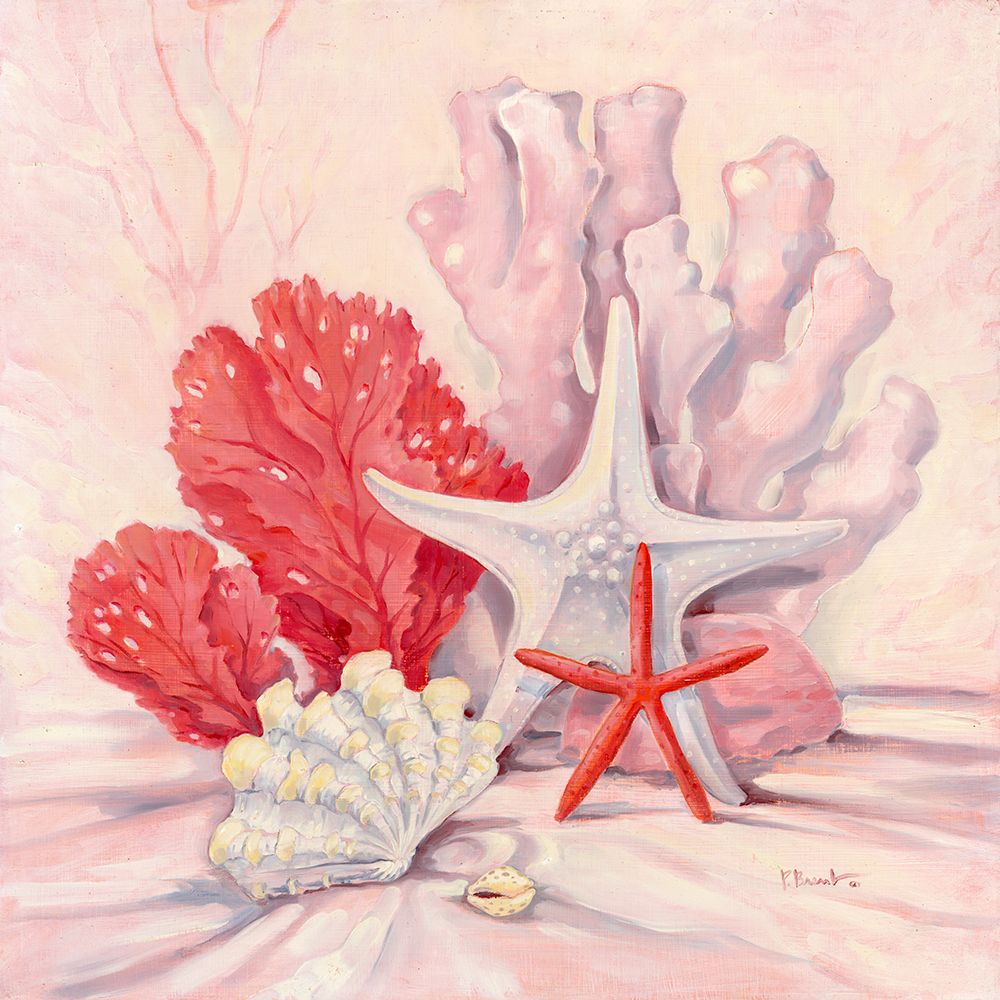 Coral Still Life II - Natural art print by Paul Brent for $57.95 CAD