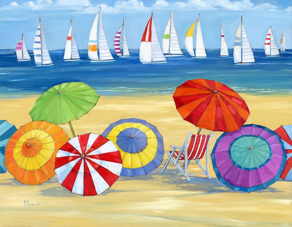Umbrella Vista art print by Paul Brent for $57.95 CAD