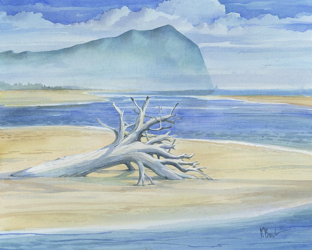 Tillamook Driftwood art print by Paul Brent for $57.95 CAD