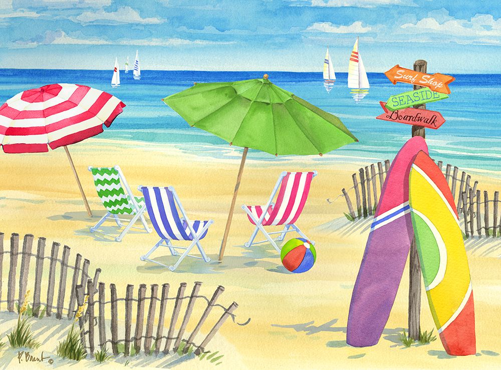 Summer Sun III art print by Paul Brent for $57.95 CAD