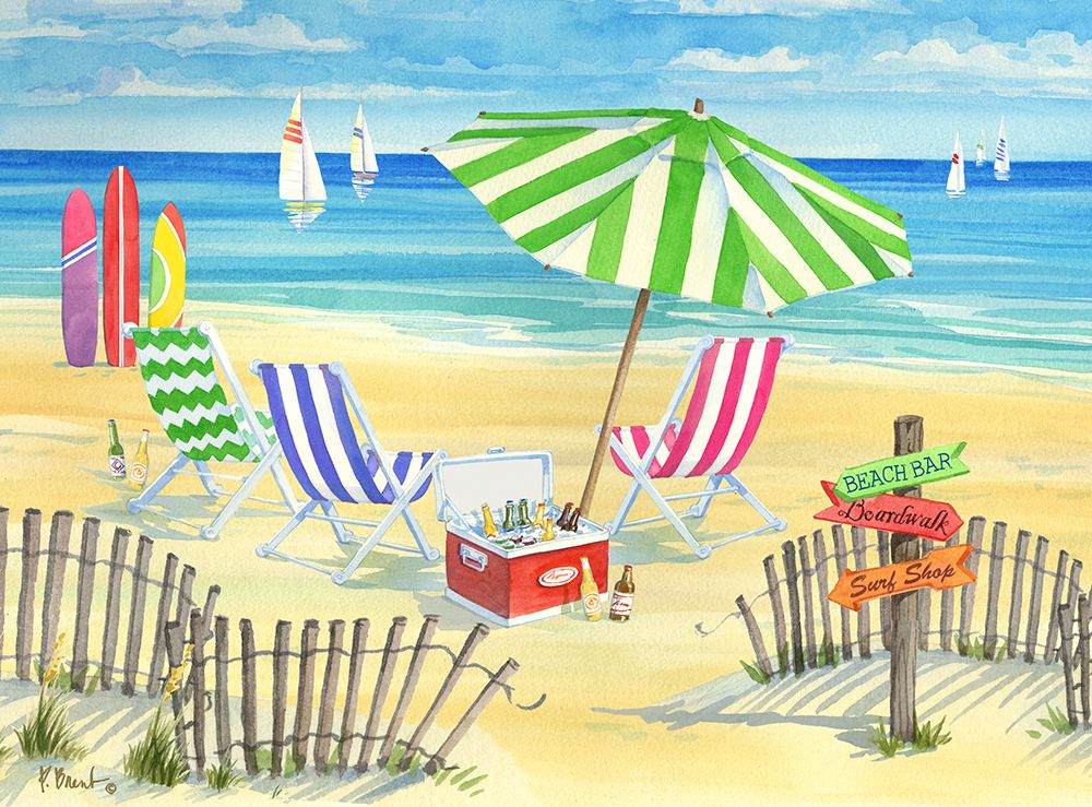 Summer Sun IV art print by Paul Brent for $57.95 CAD