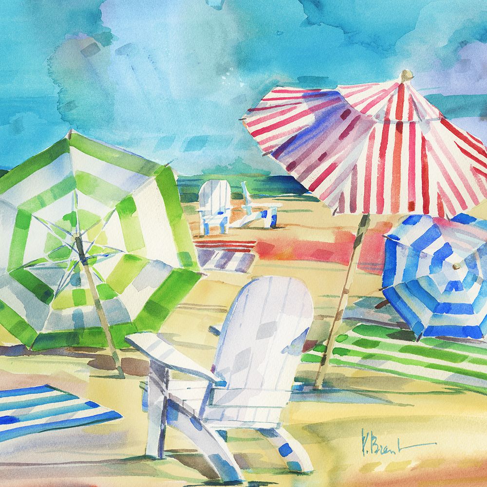 Ventura Beach Square I art print by Paul Brent for $57.95 CAD