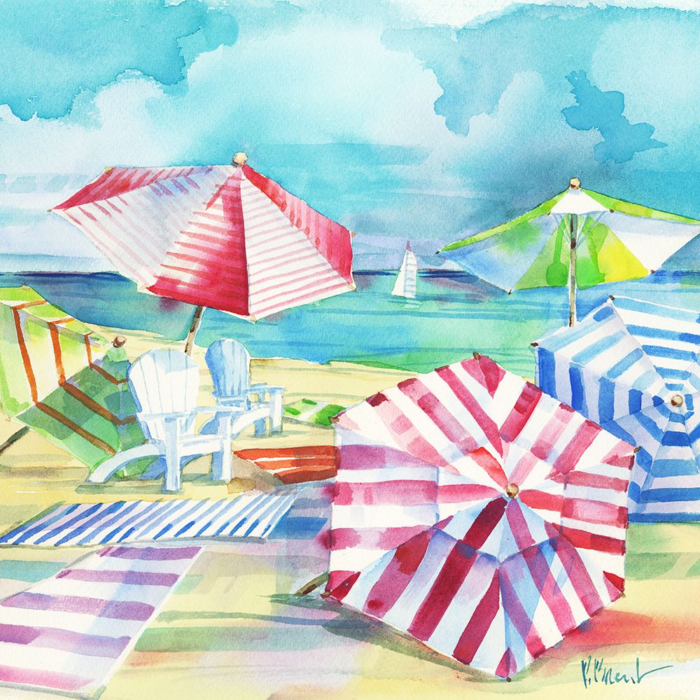 Ventura Beach Square III art print by Paul Brent for $57.95 CAD