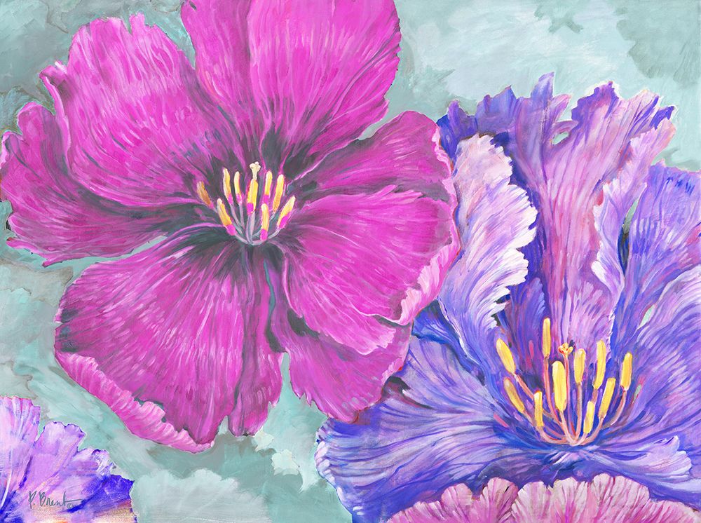 Floral Explosion - Bright art print by Paul Brent for $57.95 CAD