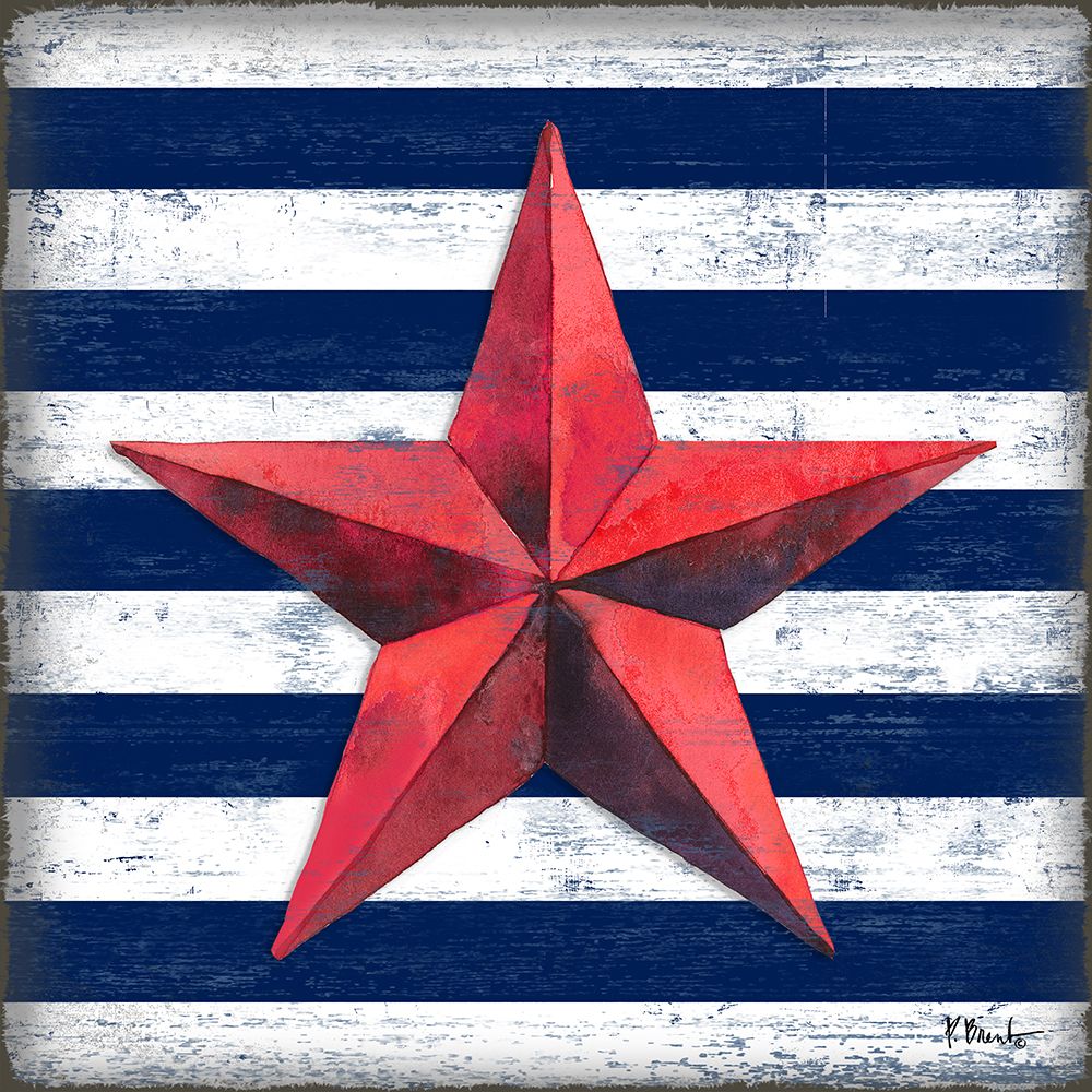 Westerly Barn Star I art print by Paul Brent for $57.95 CAD