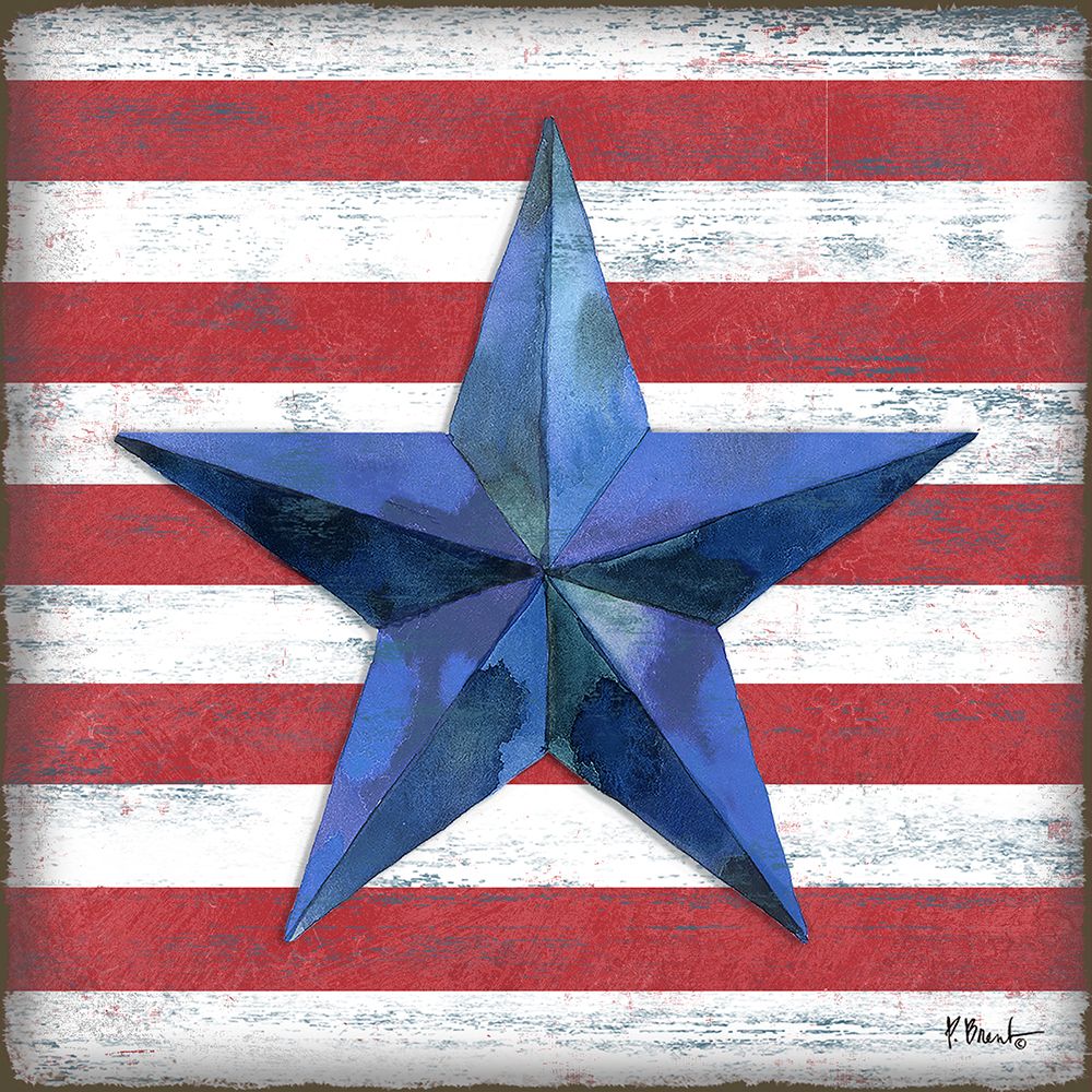 Westerly Barn Star II art print by Paul Brent for $57.95 CAD