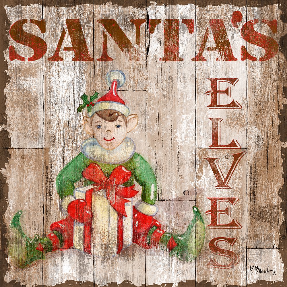 Vintage Christmas IV art print by Paul Brent for $57.95 CAD
