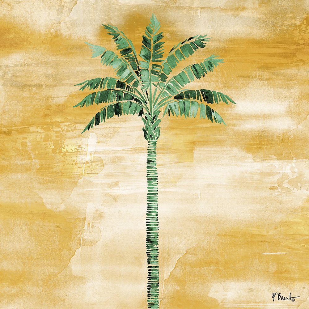 Tahiti Palm I - Monochromatic art print by Paul Brent for $57.95 CAD