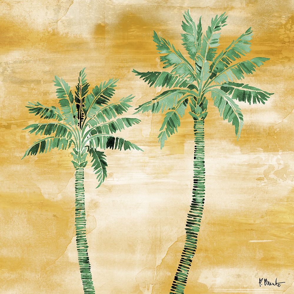 Tahiti Palm II - Monochromatic art print by Paul Brent for $57.95 CAD