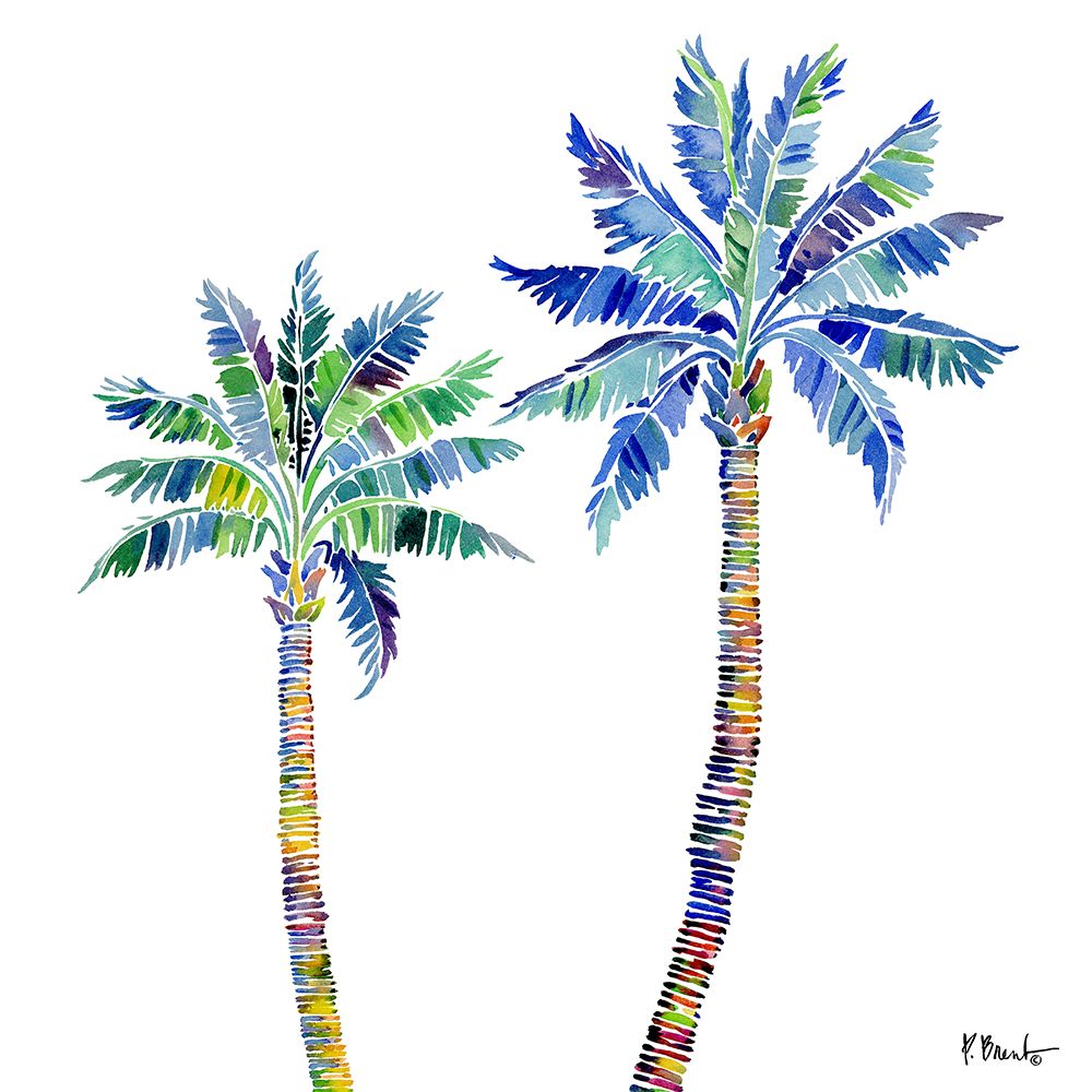 Tahiti Palm II art print by Paul Brent for $57.95 CAD