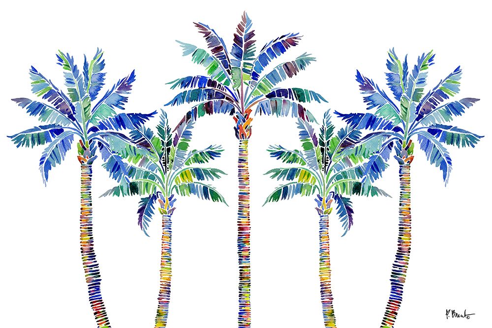 Tahiti Palm Horizontal art print by Paul Brent for $57.95 CAD