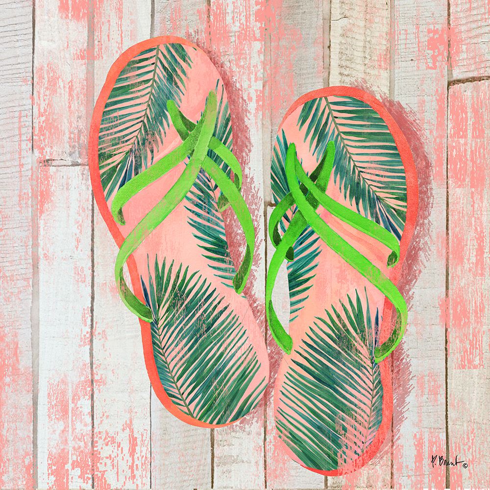 Pompano Sandals III art print by Paul Brent for $57.95 CAD