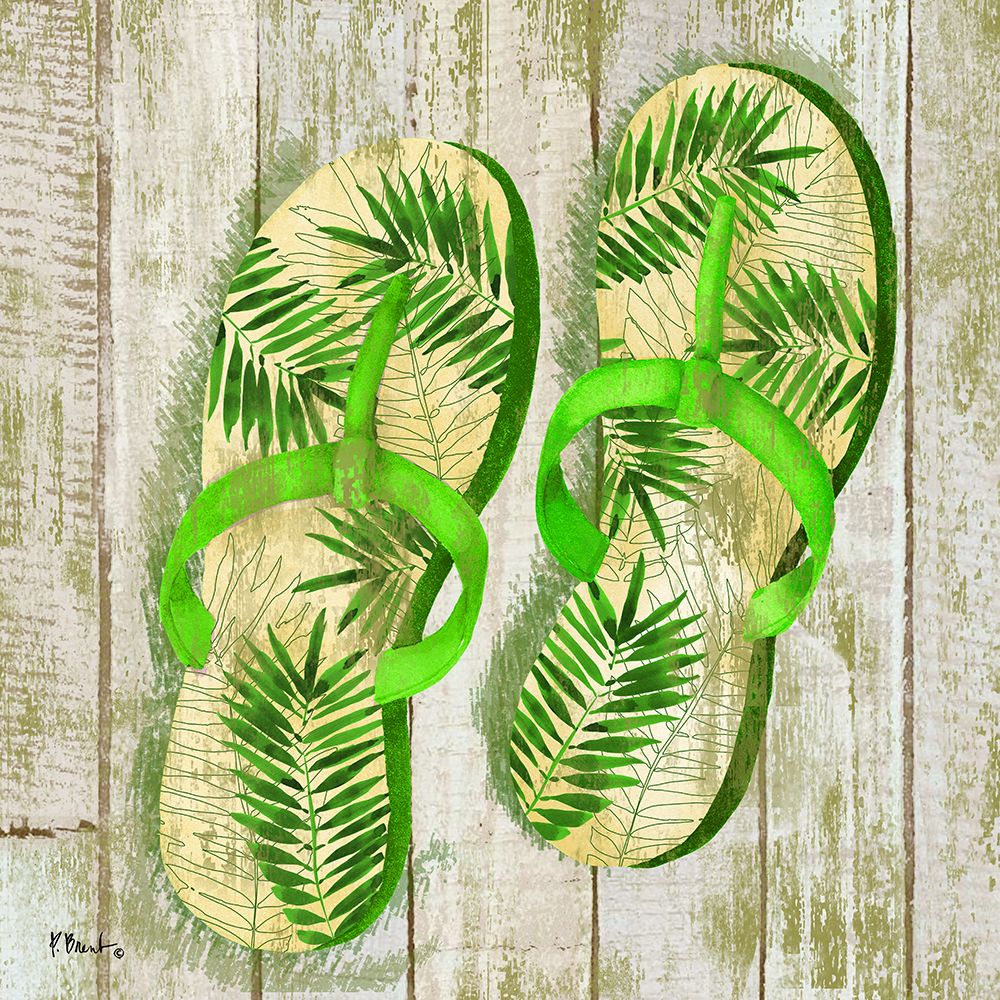 Pompano Sandals IV art print by Paul Brent for $57.95 CAD