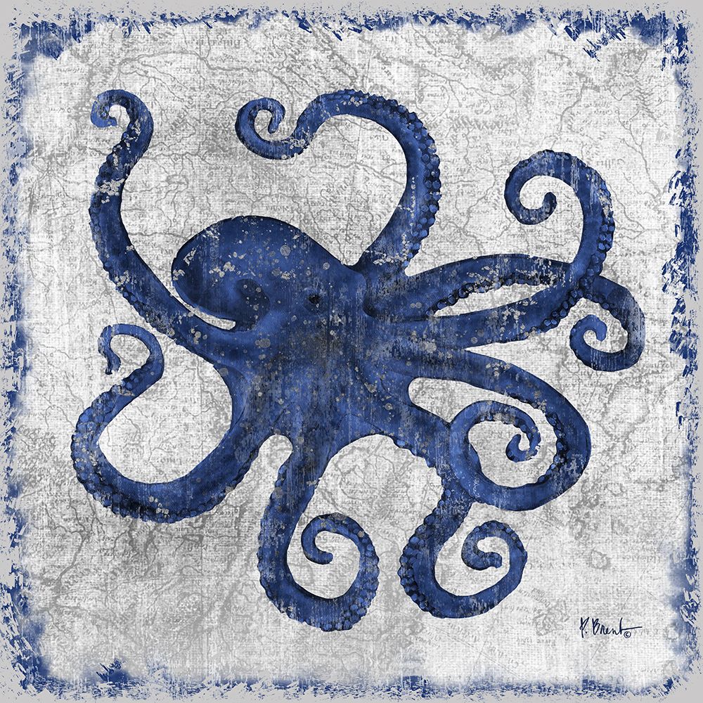 Saltwater Exploration II - Indigo art print by Paul Brent for $57.95 CAD