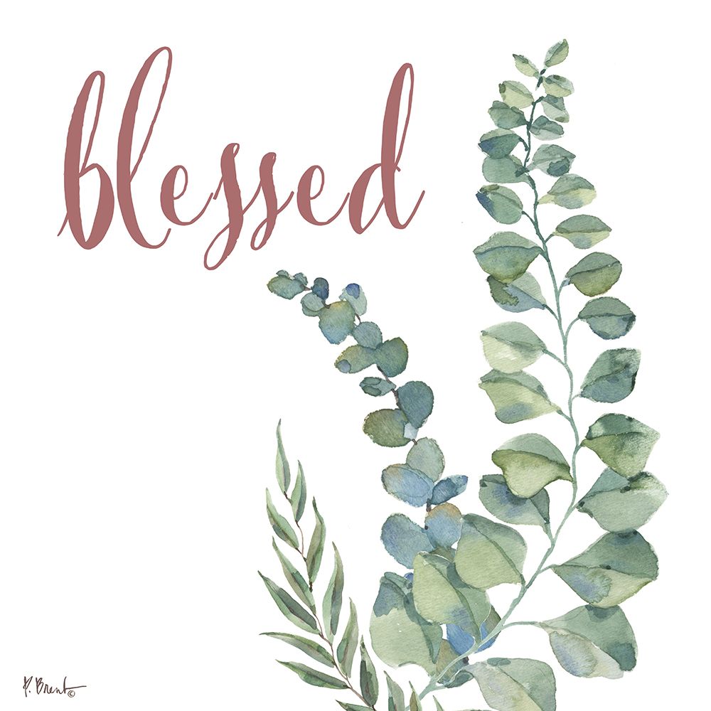 Eucalyptus Bloom II - White art print by Paul Brent for $57.95 CAD