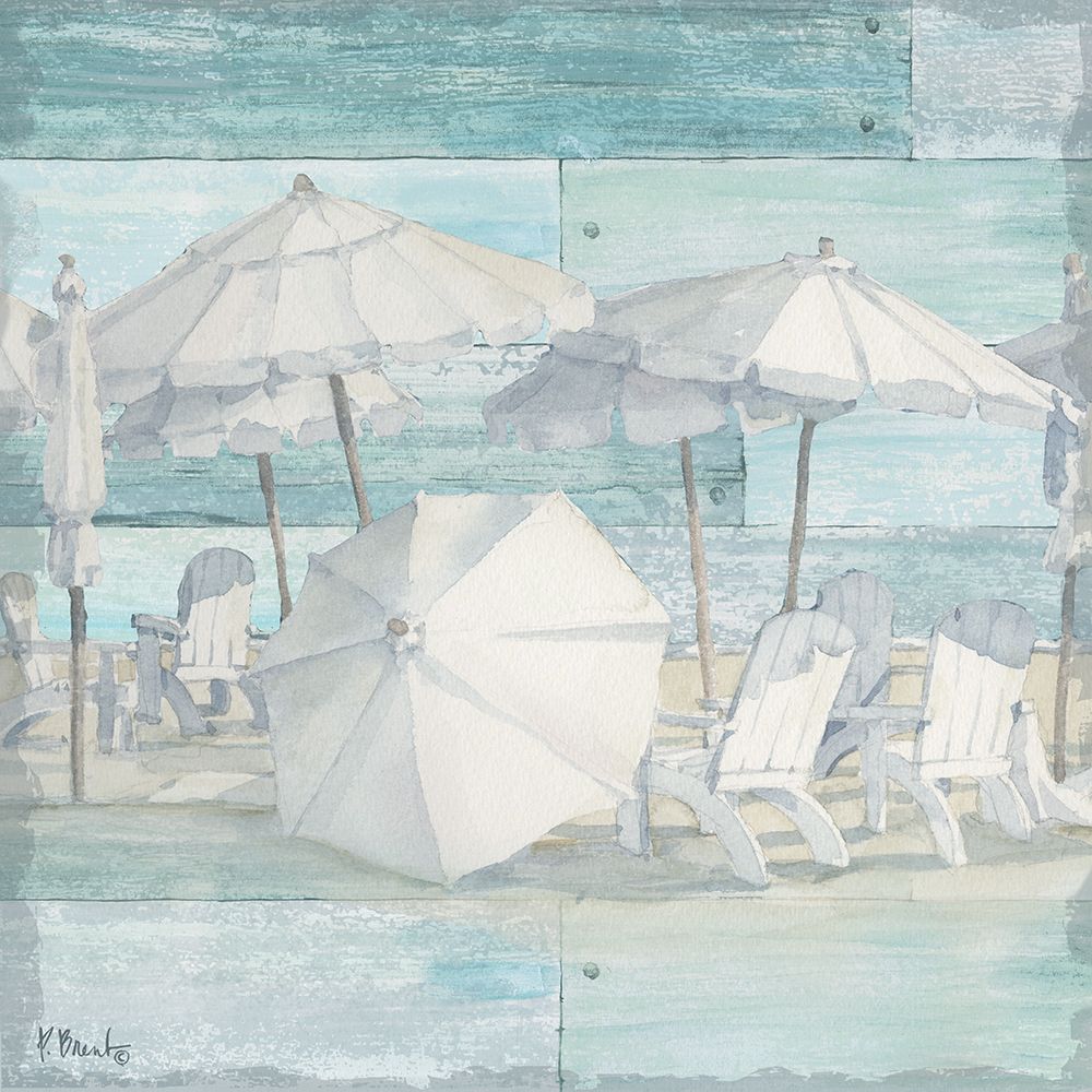 Linen Beach I art print by Paul Brent for $57.95 CAD