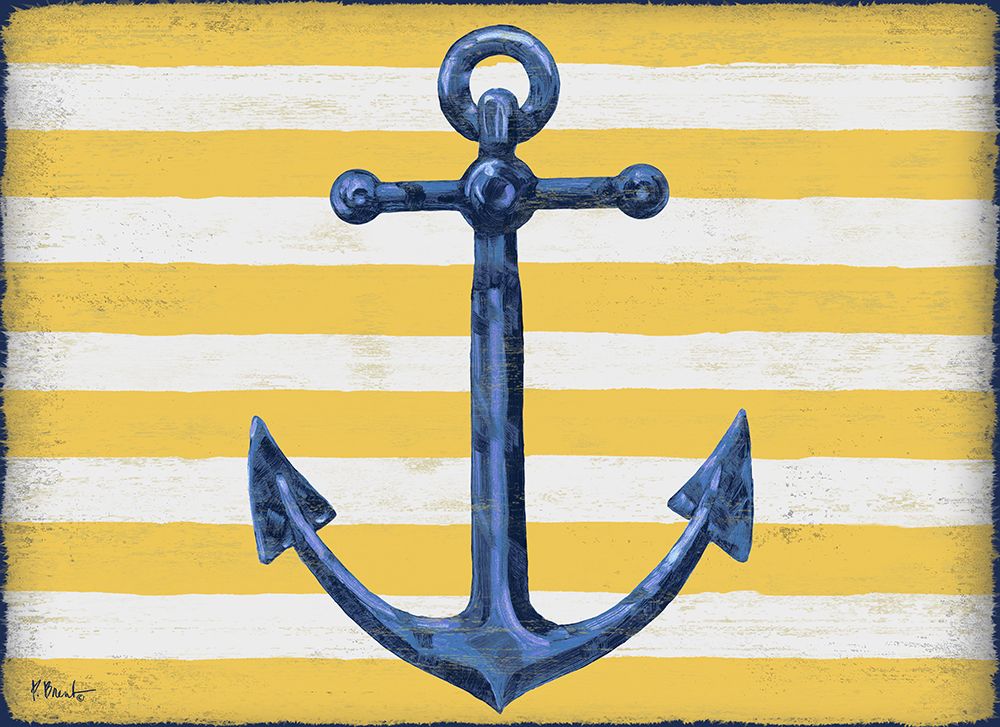 Sunny Nautical I - Yellow art print by Paul Brent for $57.95 CAD