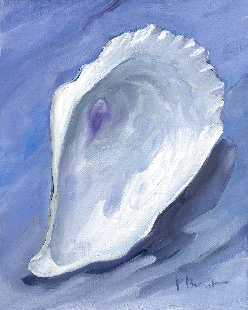 Oyster Close Up V - Blue art print by Paul Brent for $57.95 CAD