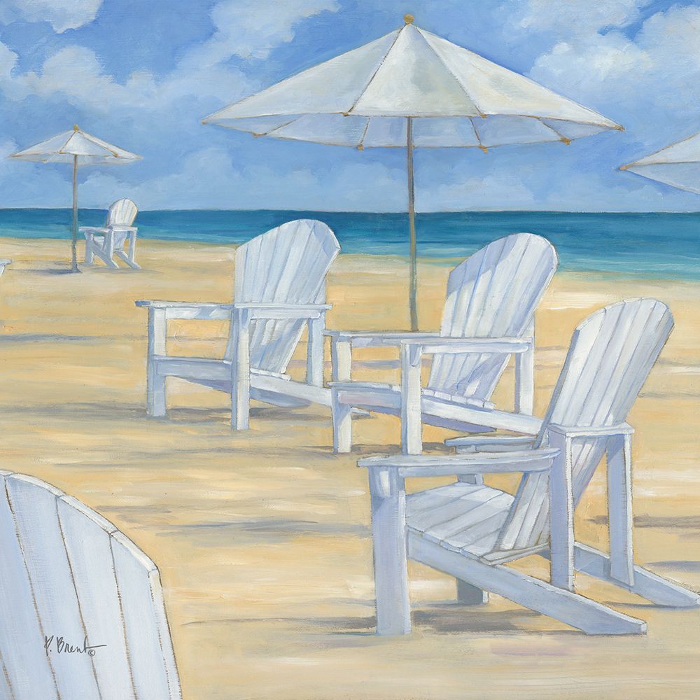 Blanco Beach Square III art print by Paul Brent for $57.95 CAD