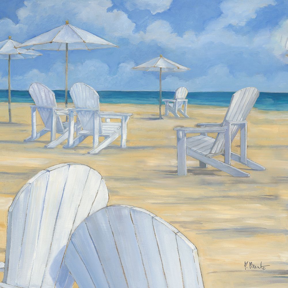 Blanco Beach Square IV art print by Paul Brent for $57.95 CAD