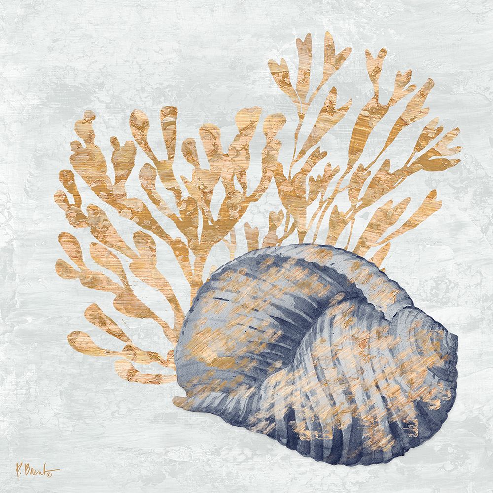 Shimmering Shells IV - Indigo art print by Paul Brent for $57.95 CAD