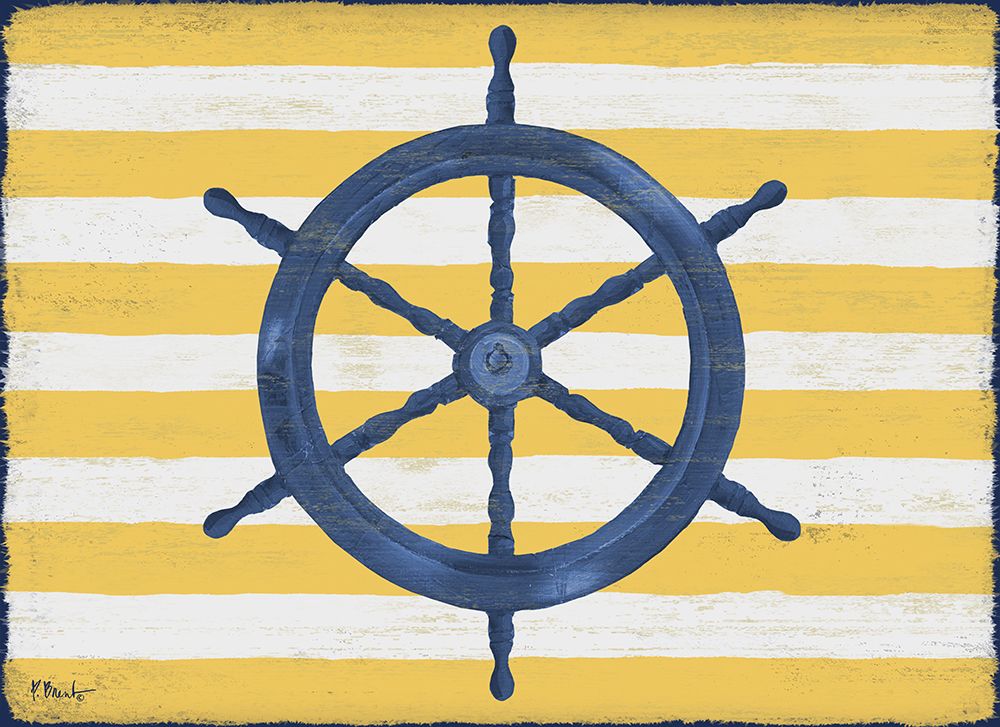 Sunny Nautical III - Yellow art print by Paul Brent for $57.95 CAD