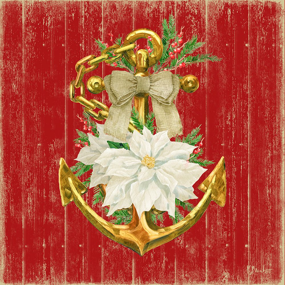 Nautical Holiday I - Red art print by Paul Brent for $57.95 CAD