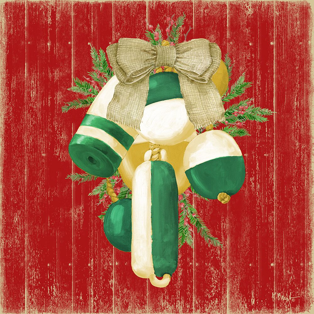 Nautical Holiday II - Red art print by Paul Brent for $57.95 CAD