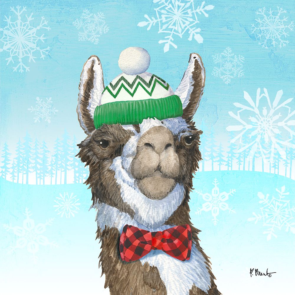 Fa La La Llama I art print by Paul Brent for $57.95 CAD