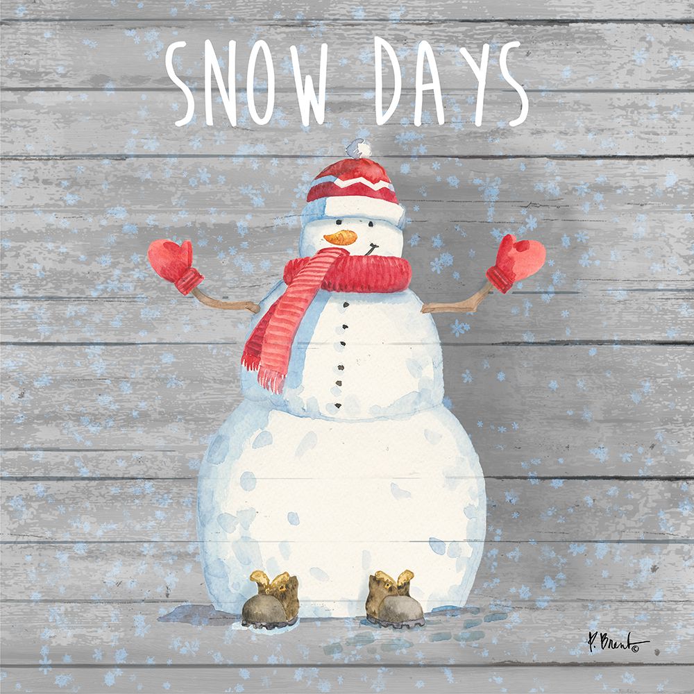 Snow Day II art print by Paul Brent for $57.95 CAD
