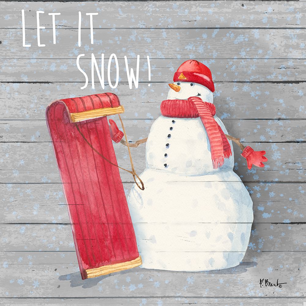 Snow Day IV art print by Paul Brent for $57.95 CAD