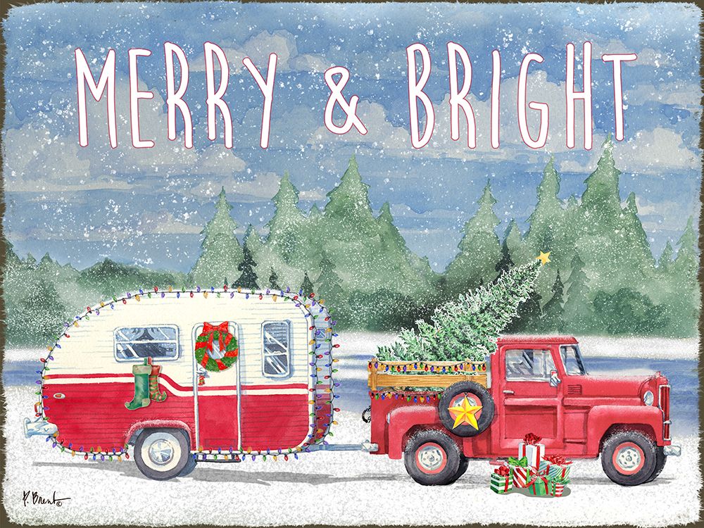 Holiday Campground Pass art print by Paul Brent for $57.95 CAD
