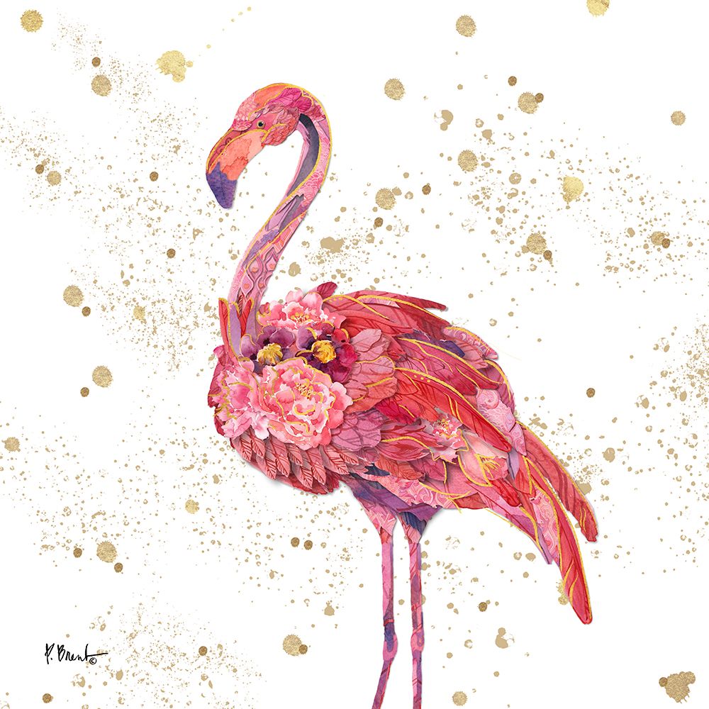 Feathered II - Gold art print by Paul Brent for $57.95 CAD