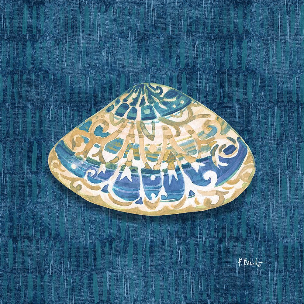 Embellished Shells IV - Blue art print by Paul Brent for $57.95 CAD
