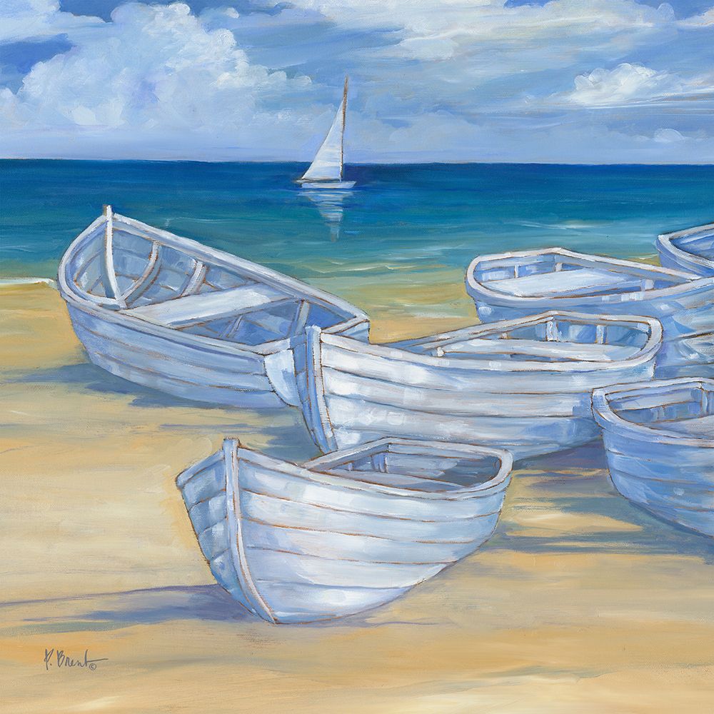 Blanco Beach Square V art print by Paul Brent for $57.95 CAD