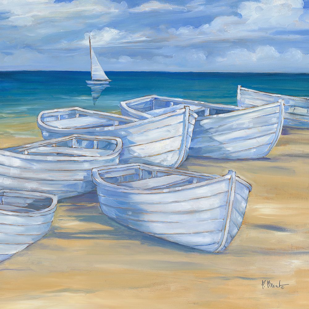 Blanco Beach Square VI art print by Paul Brent for $57.95 CAD
