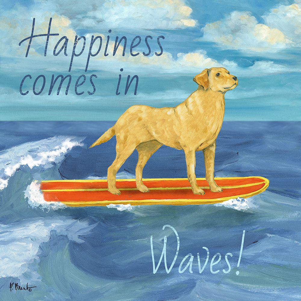 Surf Pup I art print by Paul Brent for $57.95 CAD
