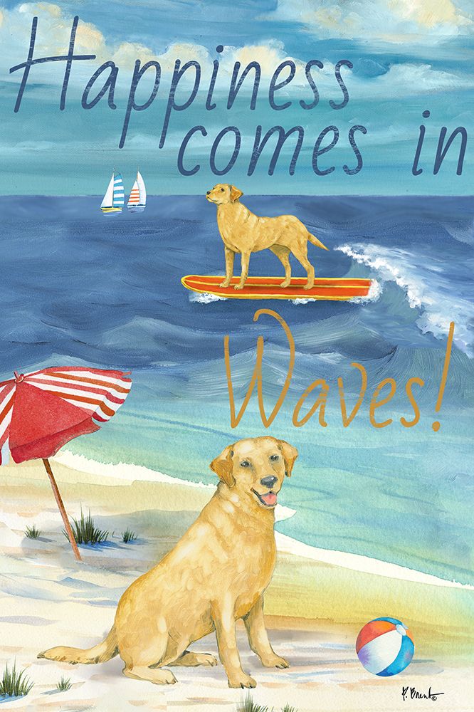 Surf Pup Vertical art print by Paul Brent for $57.95 CAD