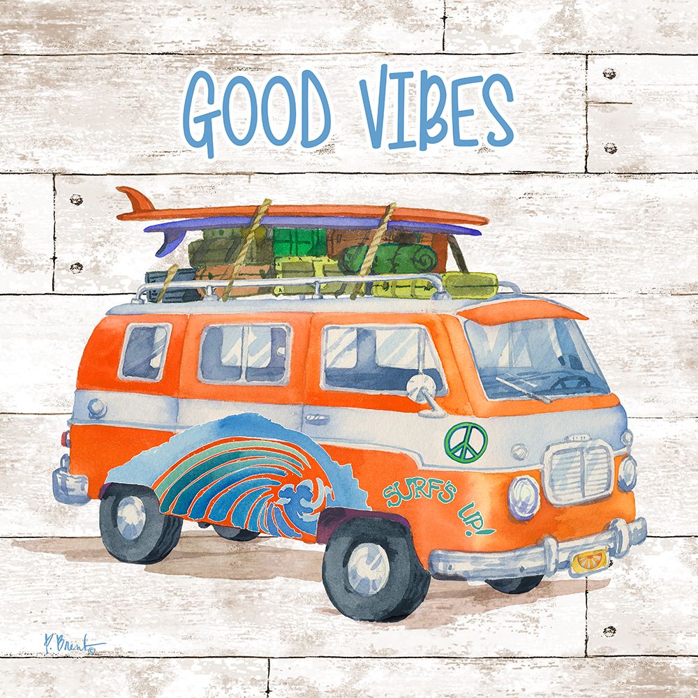 Surf Voyage I - Wood art print by Paul Brent for $57.95 CAD