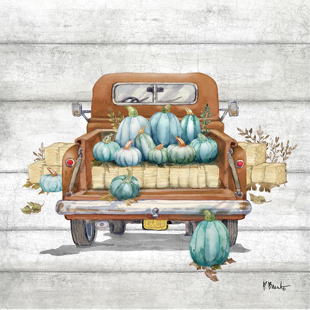 Heirloom Harvest V - Hay Bales art print by Paul Brent for $57.95 CAD